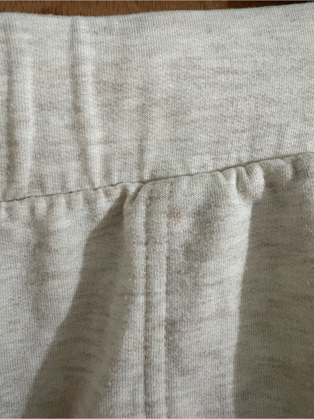 Lou & Grey Cream Elastic Waist Drawstring Lounge Shorts - Picture 2 of 7